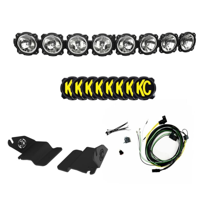 KC HiLiTES 2021+ Ford Bronco 50in. Pro6 Gravity LED 8-Light 160w Combo Beam Overhead Light Bar System