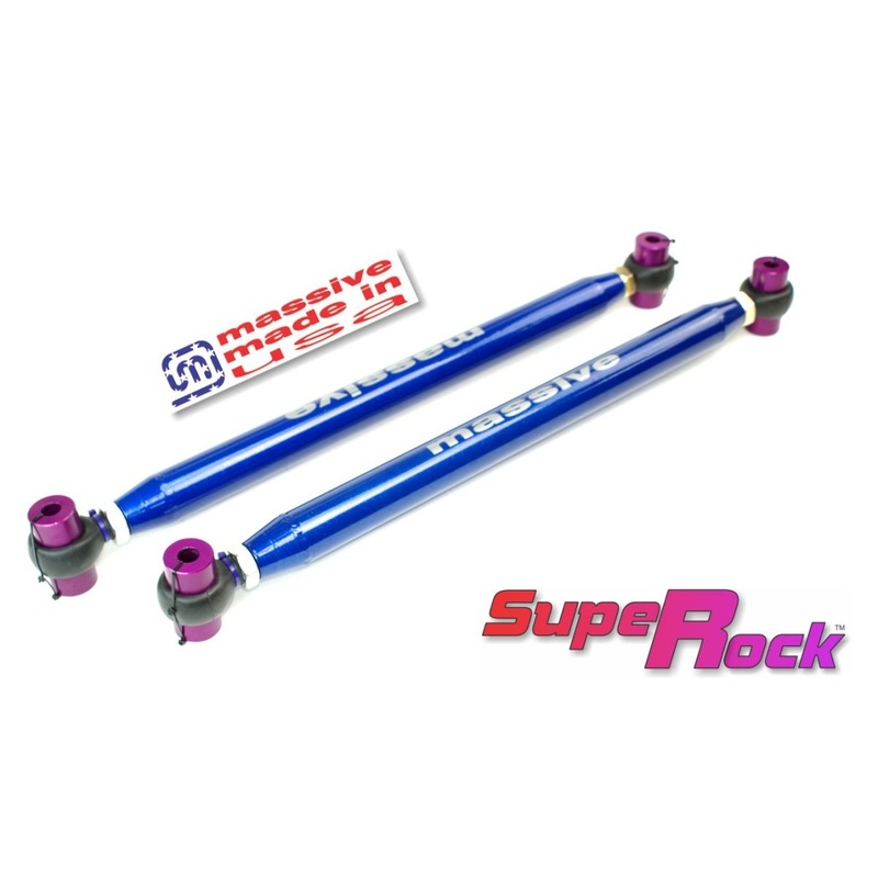 Massive Speed System Lower SupeRock Adjustable Controls Arms – 21+ Bronco Super Gloss Black