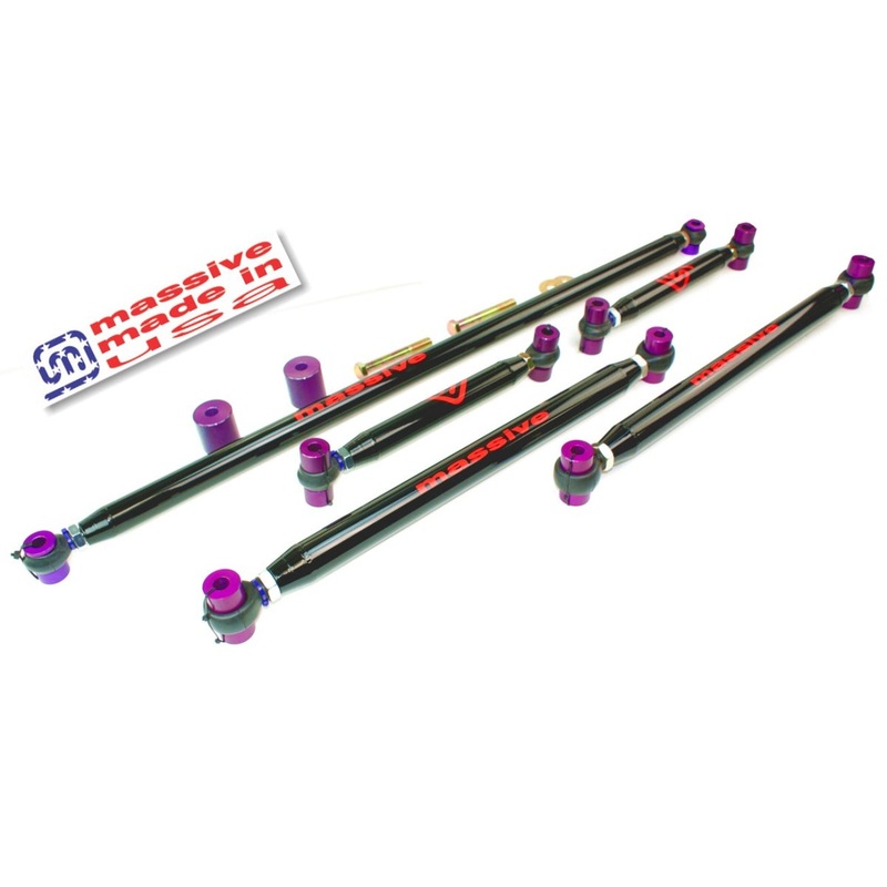 Massive Speed System Traction Satisfaction Complete Rear KIT – 21+ Bronco Super Gloss Black