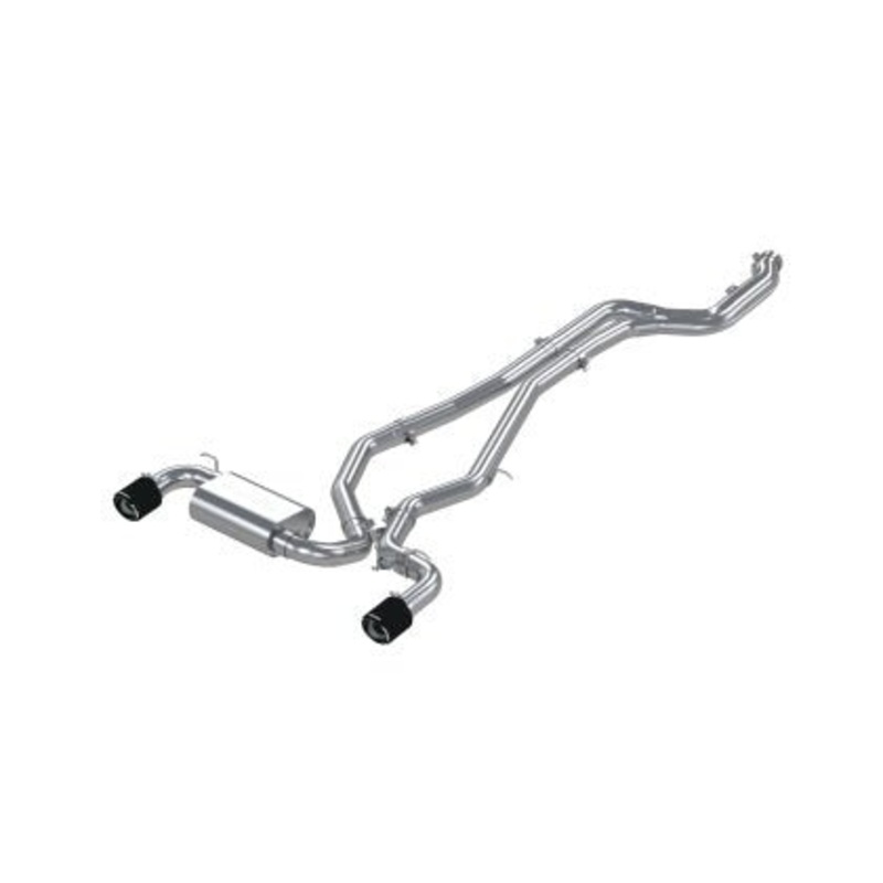 MBRP 2020+ Toyota Supra 3.0L 3in Catback Dual Rear Carbon Fiber Tips – T304
