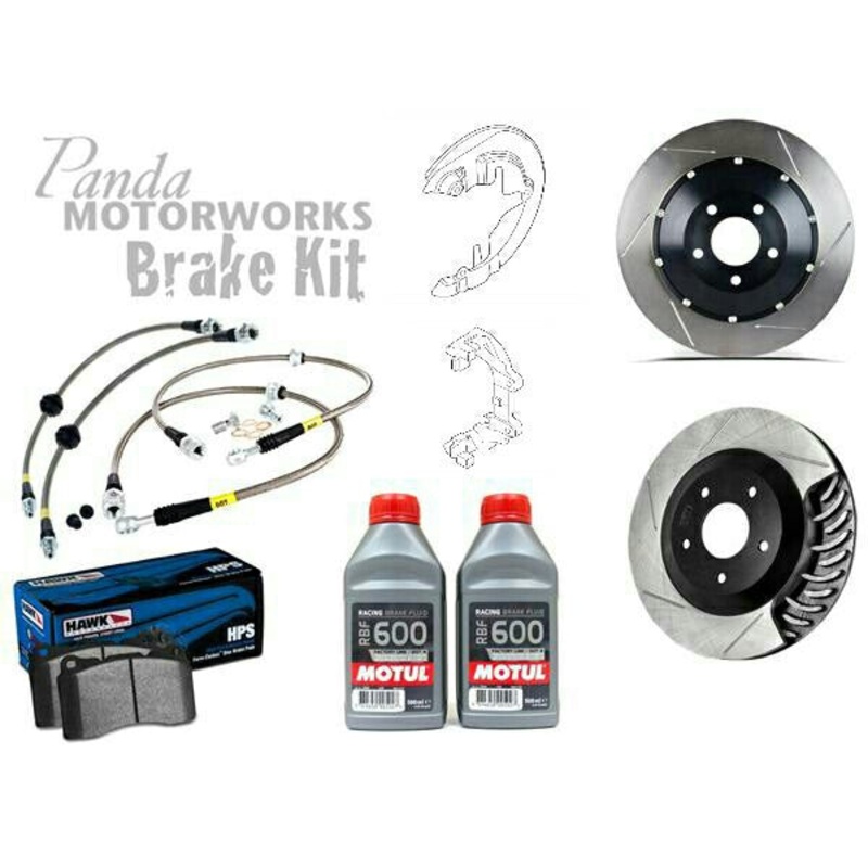 Panda Motorworks Upgraded Brake Kit Front (12.6 to 13.1)