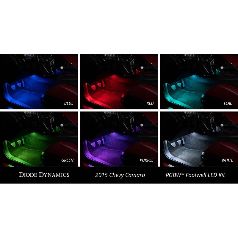 RGBW Multicolor Footwell LED Kit 2 Strips