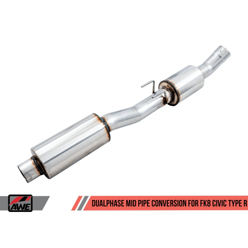 AWE Tuning 2017+ Honda Civic Type R Dual-Phase Mid Pipe