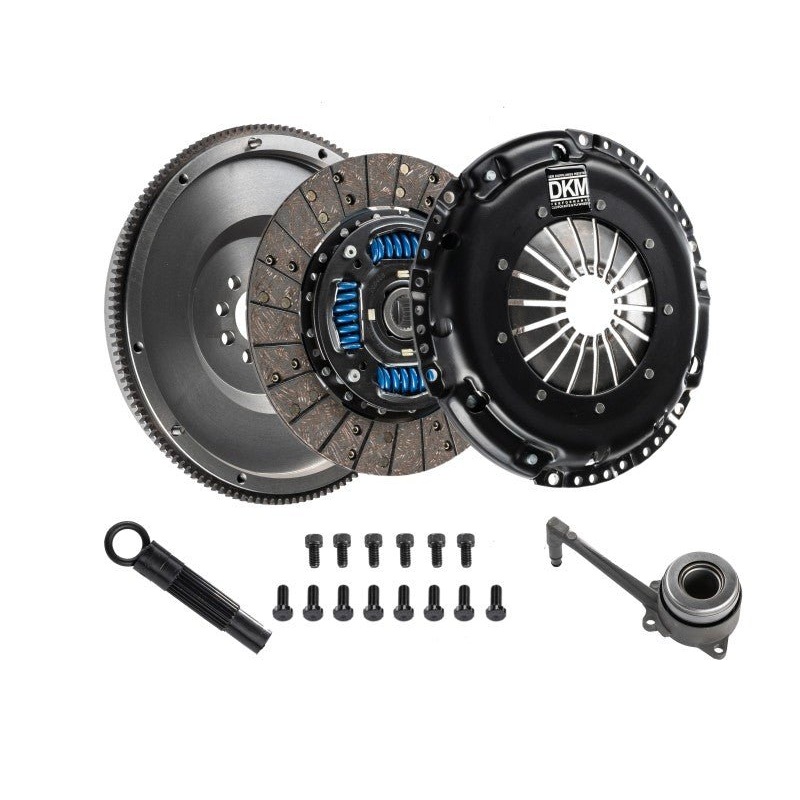 DKM Clutch 2.0 VW/Audi A3 TSI 8 Bolt Sprung Organic MB Clutch w/Steel Flywheel (440 ft/lbs Torque)