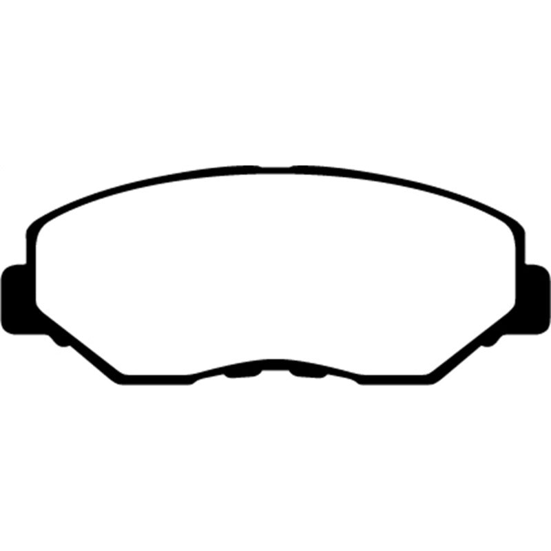 EBC 13-15 Acura ILX 1.5 Hybrid Yellowstuff Front Brake Pads