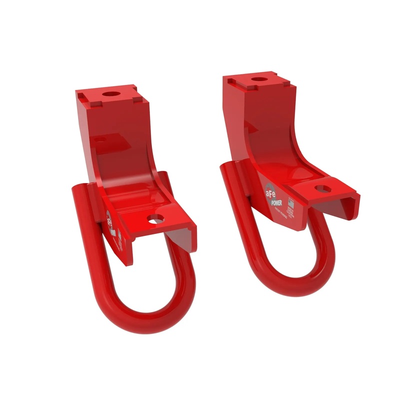 aFe Front Tow Hook 2022 Toyota Tundra 3.5L V6 Blue