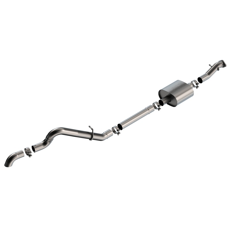 Borla 21-22 Ford Bronco 2.3L 2DR/4DR T-304 Stainless Steel Cat-Back S-Type Exhaust – Brushed