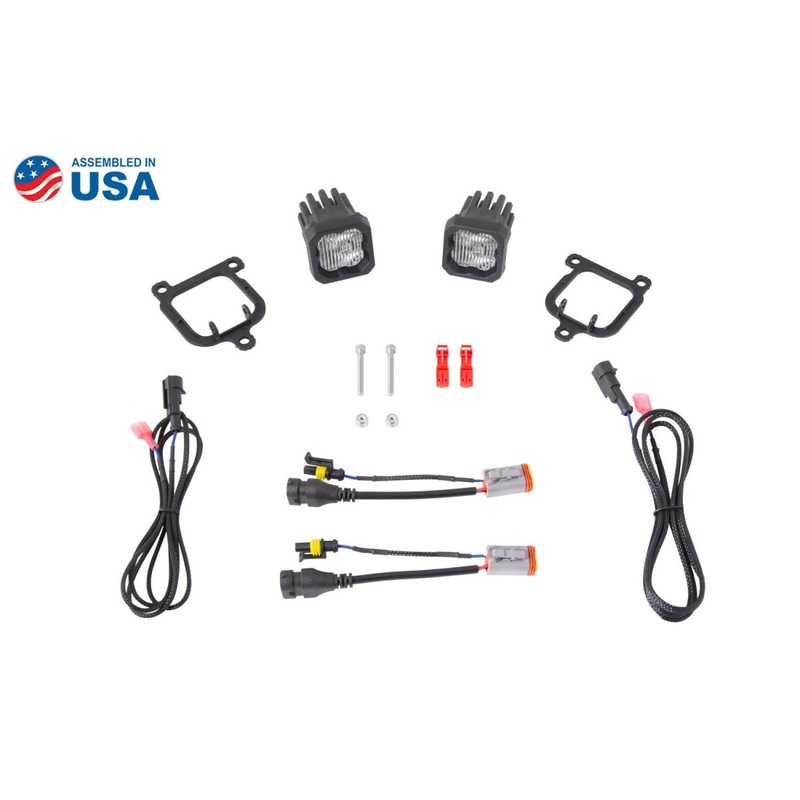 Diode Dynamics SSC1 LED Fog Light Kit for 2021 Ford Bronco Sport White SAE Fog