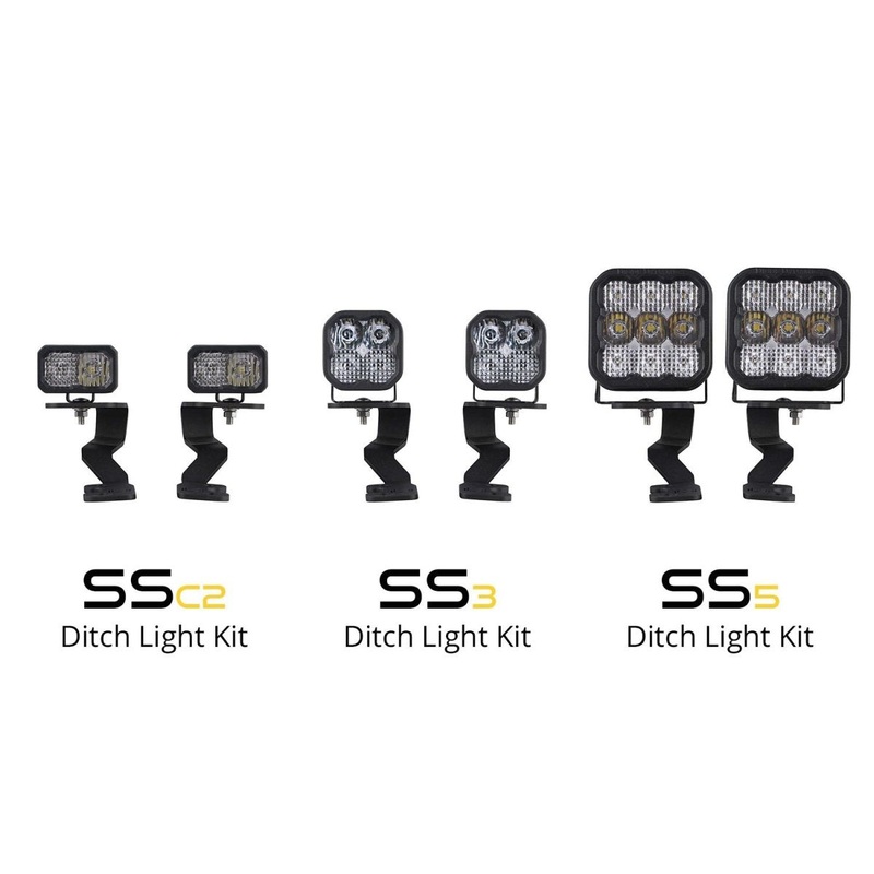 Diode Dynamics Stage Series Backlit Ditch Light Kit for 2022 Toyota Tundra Bracket Only N/A