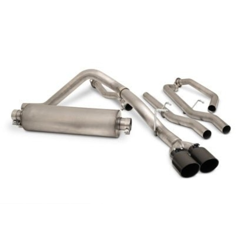 Gibson 2022 Toyota Tundra 3.5L-T V6 5.5ft bed 2.5in Cat-Back Dual Sport Exhaust – Black Elite