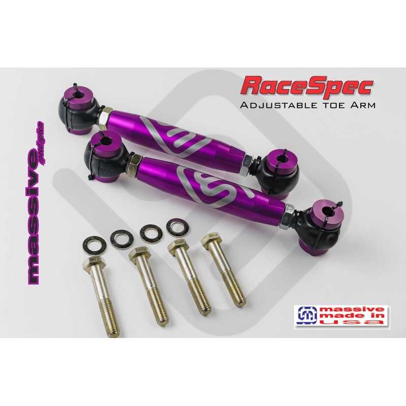 Massive Speed Race Spec Booted Toe Arms Kit (Maverick AWD) PURPLE LIMITED