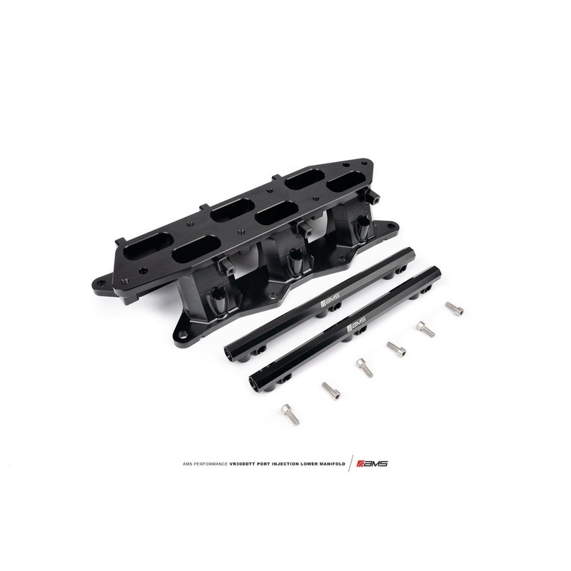 AMS PERFORMANCE NISSAN Z PORT INJECTION LOWER MANIFOLD Black