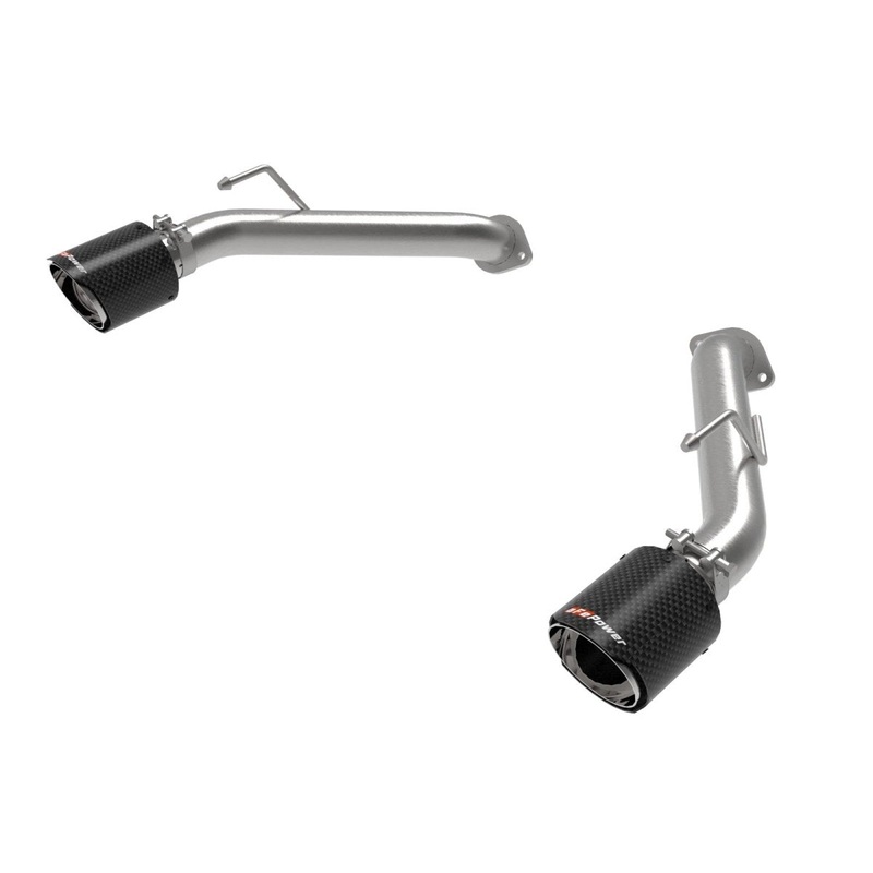 Takeda 2-1/2 IN 304 Stainless Steel Axle-Back Exhaust System Polished Tips