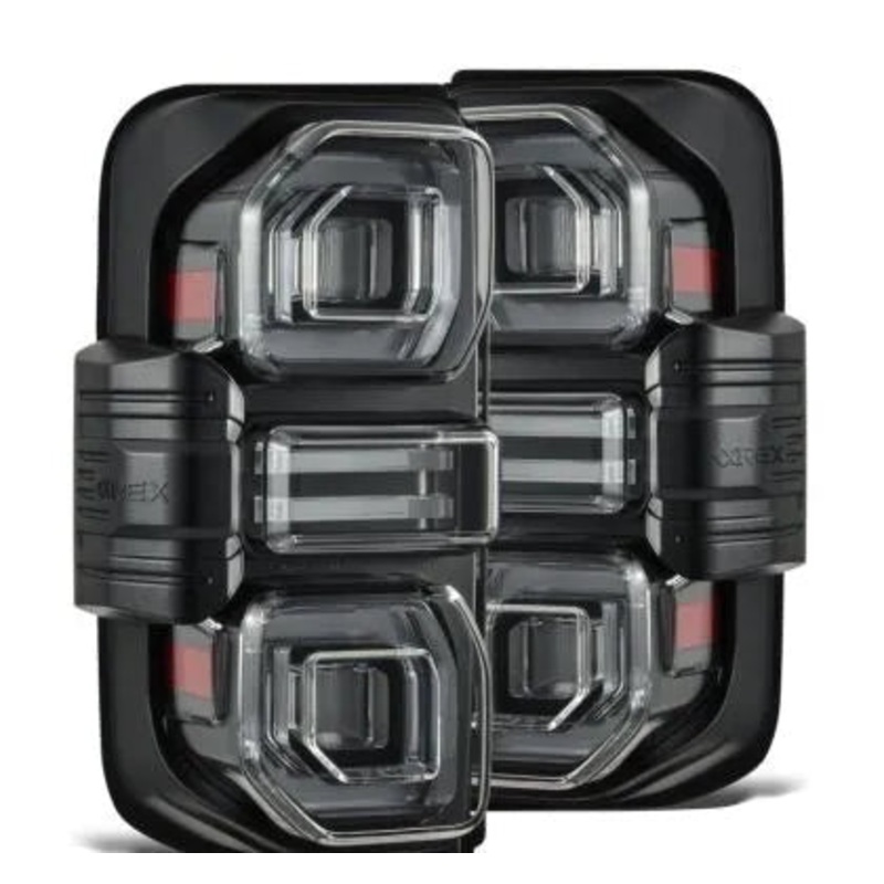 AlphaRex 21-24 Ford Bronco NOVA LED Tail Lights – Black