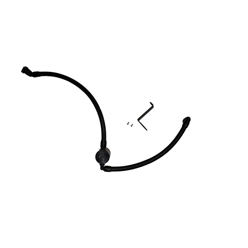 J&L 23-25 Ford Ecoboost 2.0 Oil Separator PCV Side Black Anodized