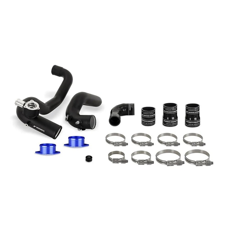 Mishimoto 21+ Bronco 2.3L Intercooler Pipe Kit Upgrade (Mishimoto Stock Location Intercooler Only) Micro Wrinkle Black