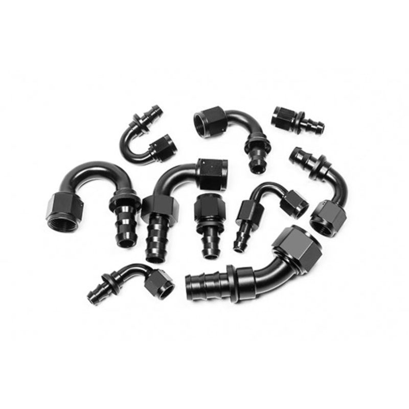 Radium Engineering 10AN Straight Pushlok Hose End