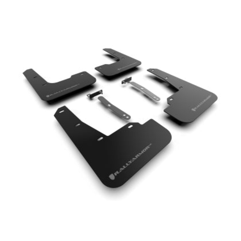 Rally Armor 2022 Hyundai Elantra N & N Line Black UR Mud Flap w/ Grey Logo