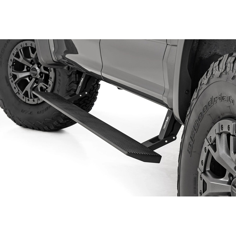 Rough Country Power Running Boards Dual Electric Motor  Ford F-150 (15-25) | F-250/F-350 Super Duty (17-25) Crew Cab