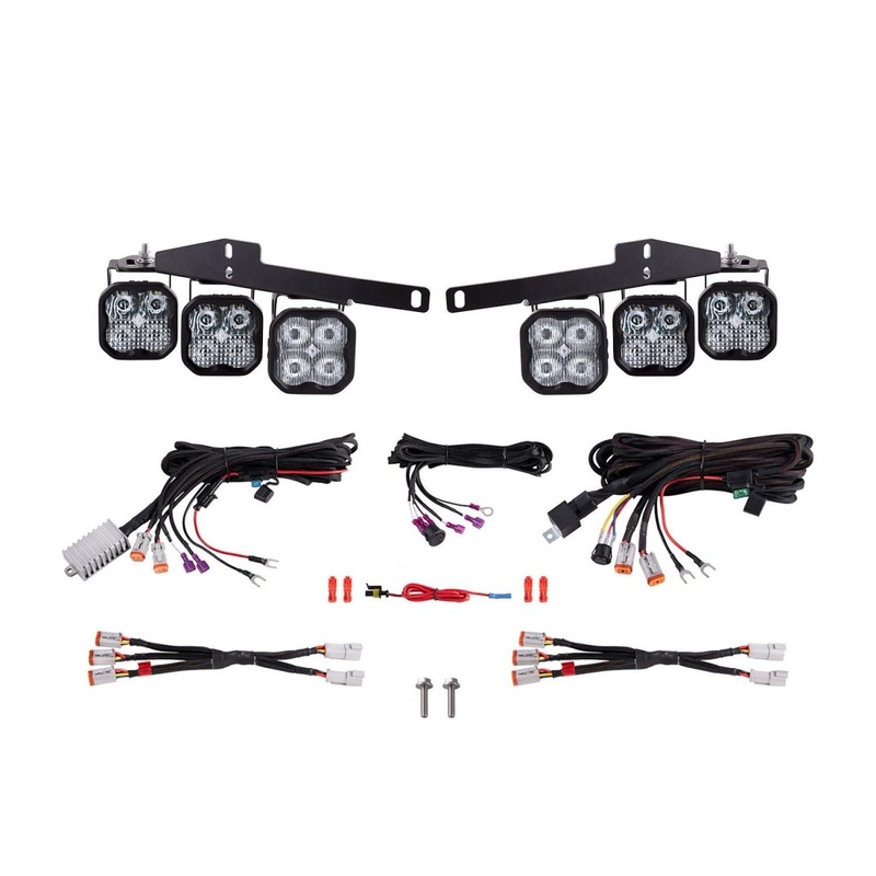 SS3 LED Fog Light Kit for 2017-2020 Ford Raptor White Sport