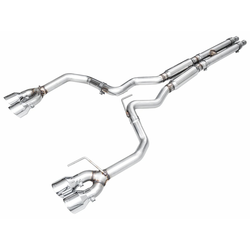 AWE Exhaust Suite for S650 Ford Mustang Dark Horse Track Chrome