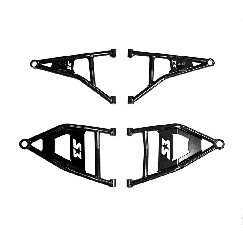 Can Am Commander (2021+) +2″ Forward High Clearance A-Arms Semi Gloss Black