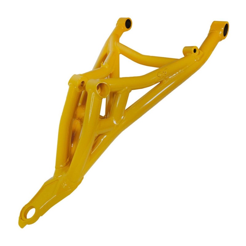 Can Am Maverick R High Clearance Lower A-Arms Semi-Gloss Black No A-Arm Nut Retainer Kit No Countersink Bit