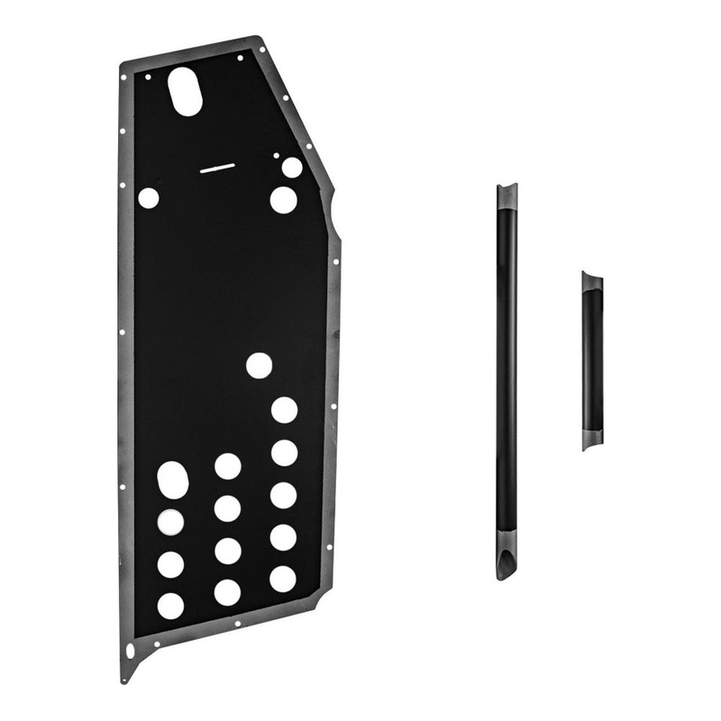 Can Am Maverick R Power Pack Weld-In Skid Plate 3/16″ Thick Steel Plate Rivets Raw