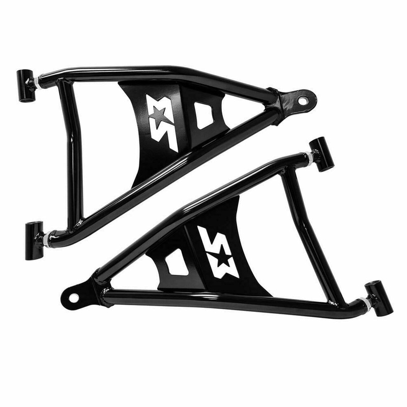 Kawasaki KRX Adjustable High Clearance Lower A-Arms Semi Gloss Black