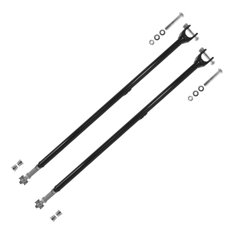 Polaris RZR Pro R Adjustable Rear Toe Links Semi-Gloss Black