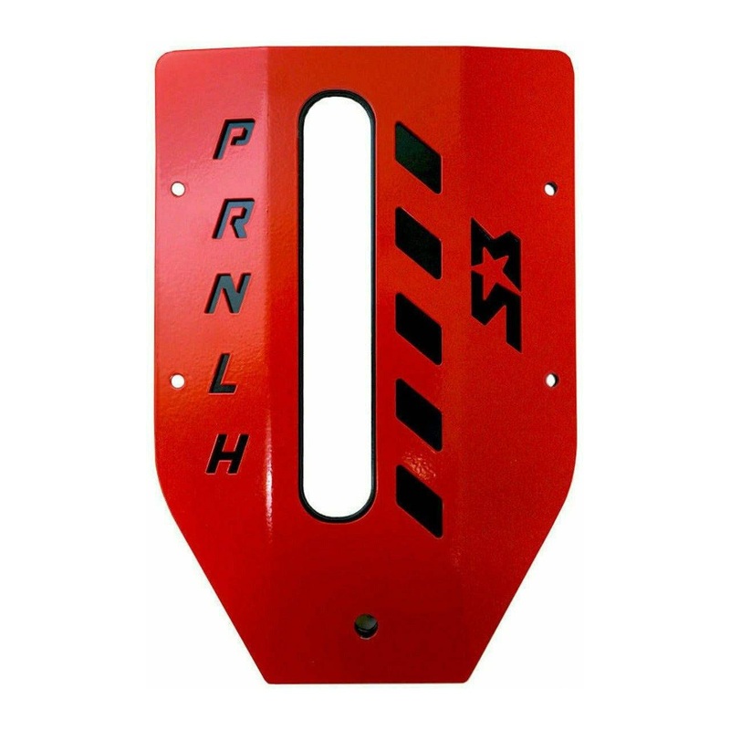 Polaris RZR Turbo R Shifter Gate Semi Gloss Black Top Plate Semi Gloss Black Bottom Plate
