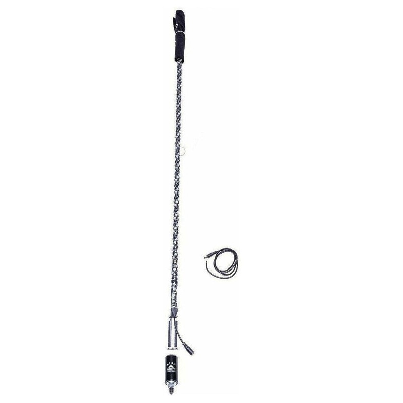 Bluetooth LED Whip with Flag (Single) 2FT