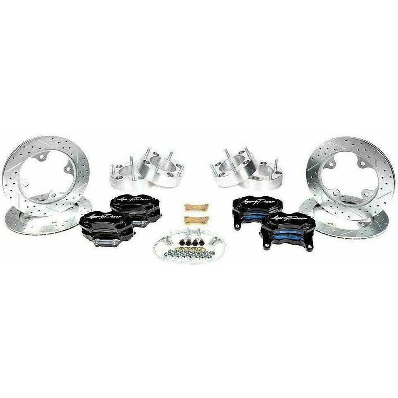 Polaris RZR Turbo Big Brake Kit Black