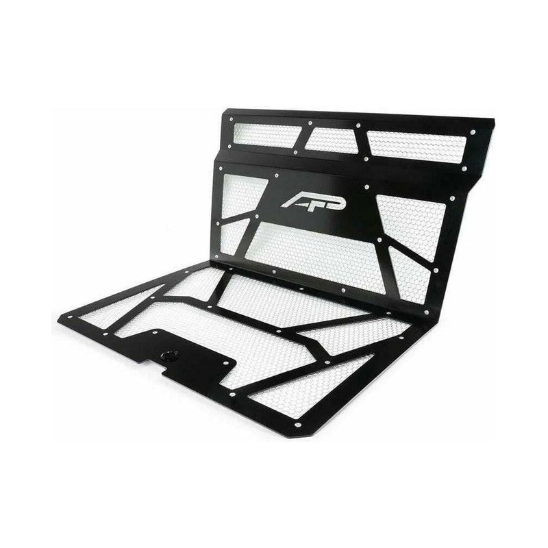 Polaris RZR XP 1000 / Turbo Vented Engine Cover Gloss Black White