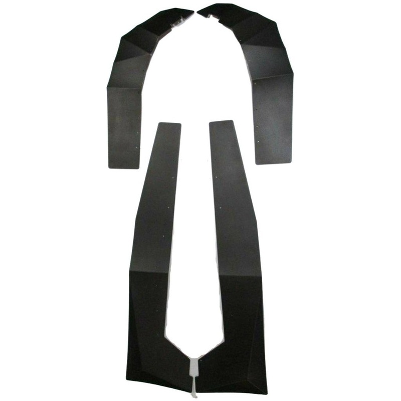 Can Am X3 Fender Extensions Black