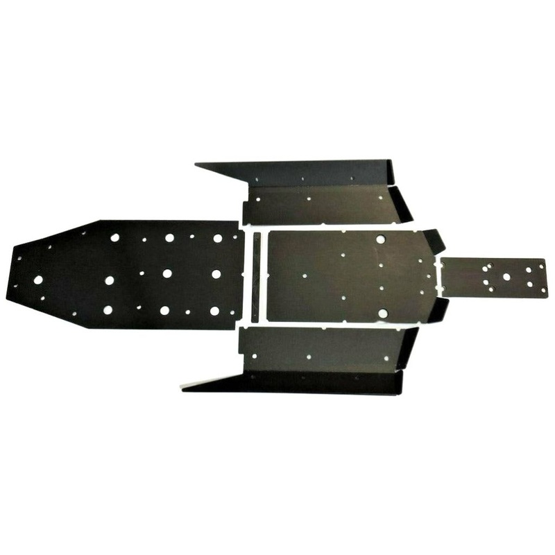 Kawasaki KRX Full Skid Plate with Sliders Black