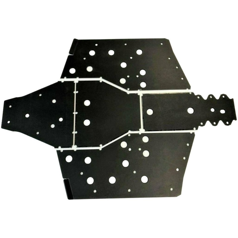 Polaris Ranger XP 1000 (2018-2020) Full Skid Plate Black