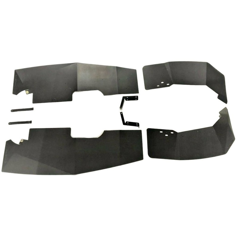 Polaris RZR (2019+) Super Wide Fender Extensions Black
