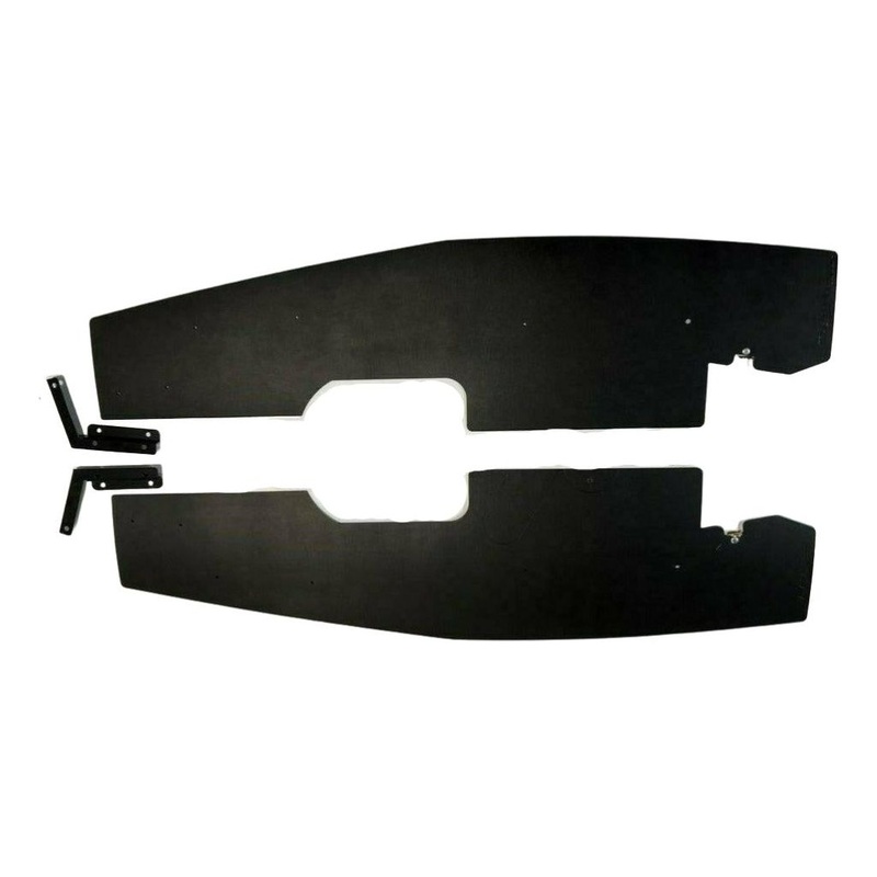 Polaris RZR XP 1000 / Turbo (2014-2018) Rear Fender Extensions Black