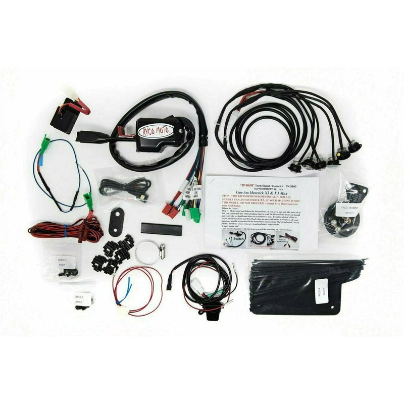 Can Am Maverick (2018+) Turn Signal & Horn Kit Smoke LED’s