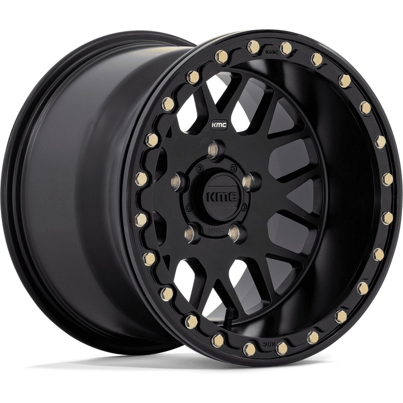 KS235 Grenade Beadlock Wheel (Satin Black) 4×137 14×7 (10mm)