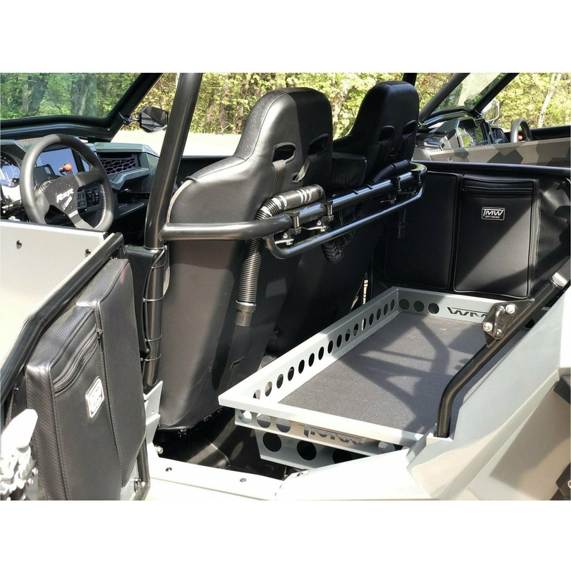 Polaris RZR Rear Seat Delete Tray Raw
