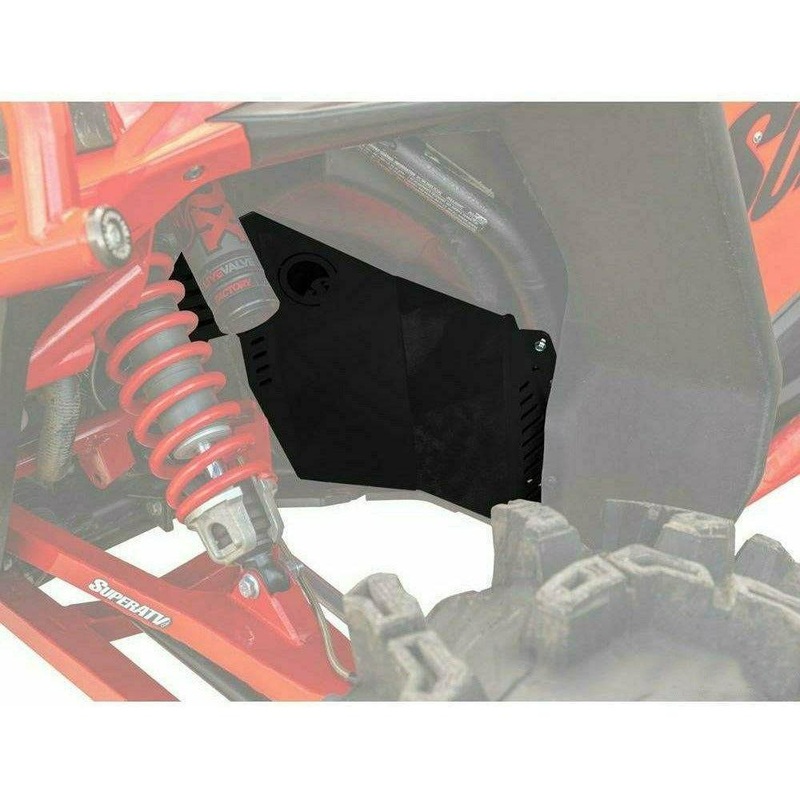 Polaris RZR S 1000 Inner Fender Guards Black
