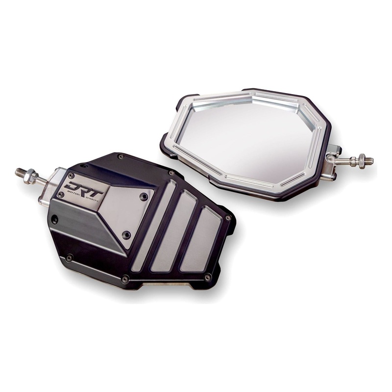 Billet Aluminum Tactical Convex Side Mirror Set No Clamps