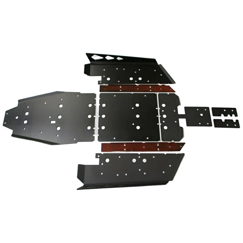 Can Am X3 Full Skid Plate with Sliders Standard Black