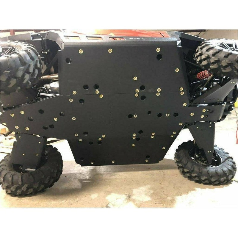 Polaris General Full Skid Plate with Sliders Standard Black