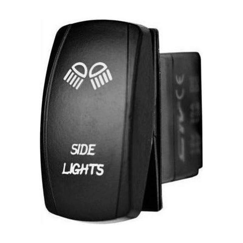 Side Lights Rocker Switch Blue LED