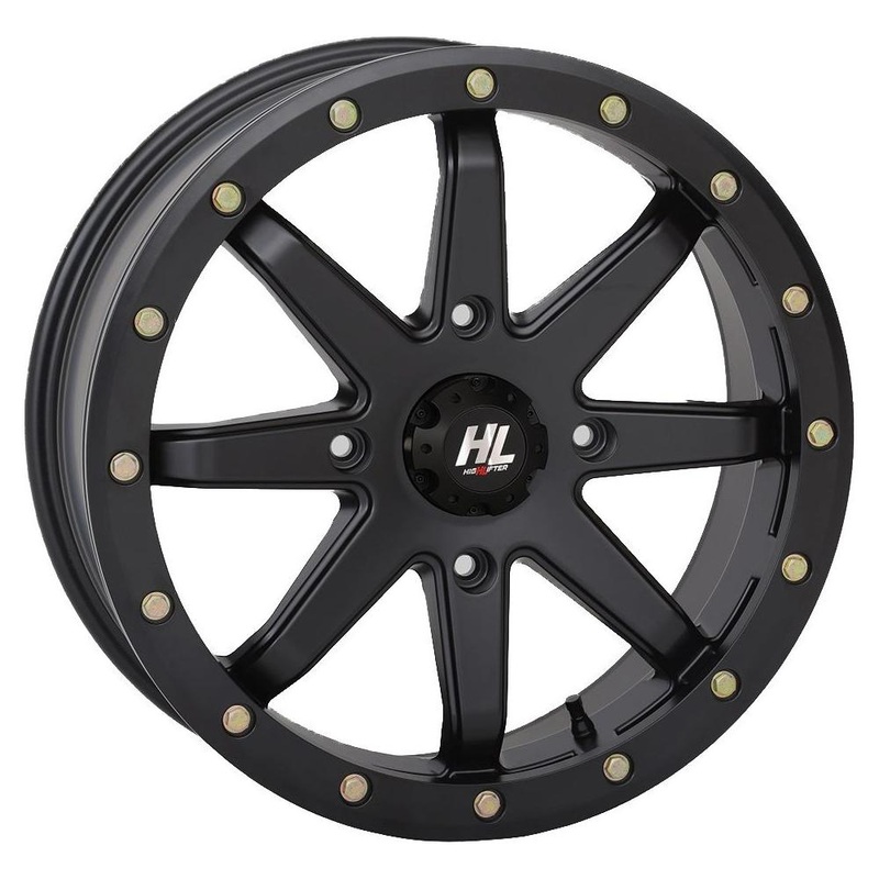 HL9 Beadlock Wheel Set (Matte Black) 4×137 18×7 (45mm)(GARAGE SALE)