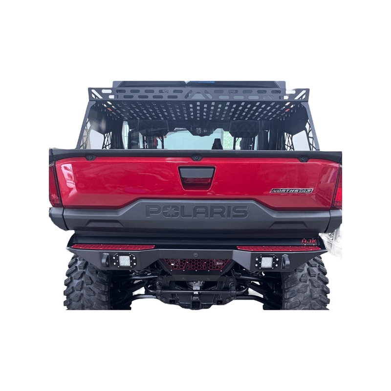 Polaris Ranger XD 1500 Rear Bumper Black No Lights