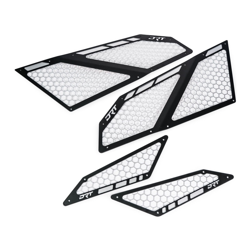 Polaris RZR Pro / Turbo R Aluminum Complete Intake Vent Set Vent Covers (Outside Only)